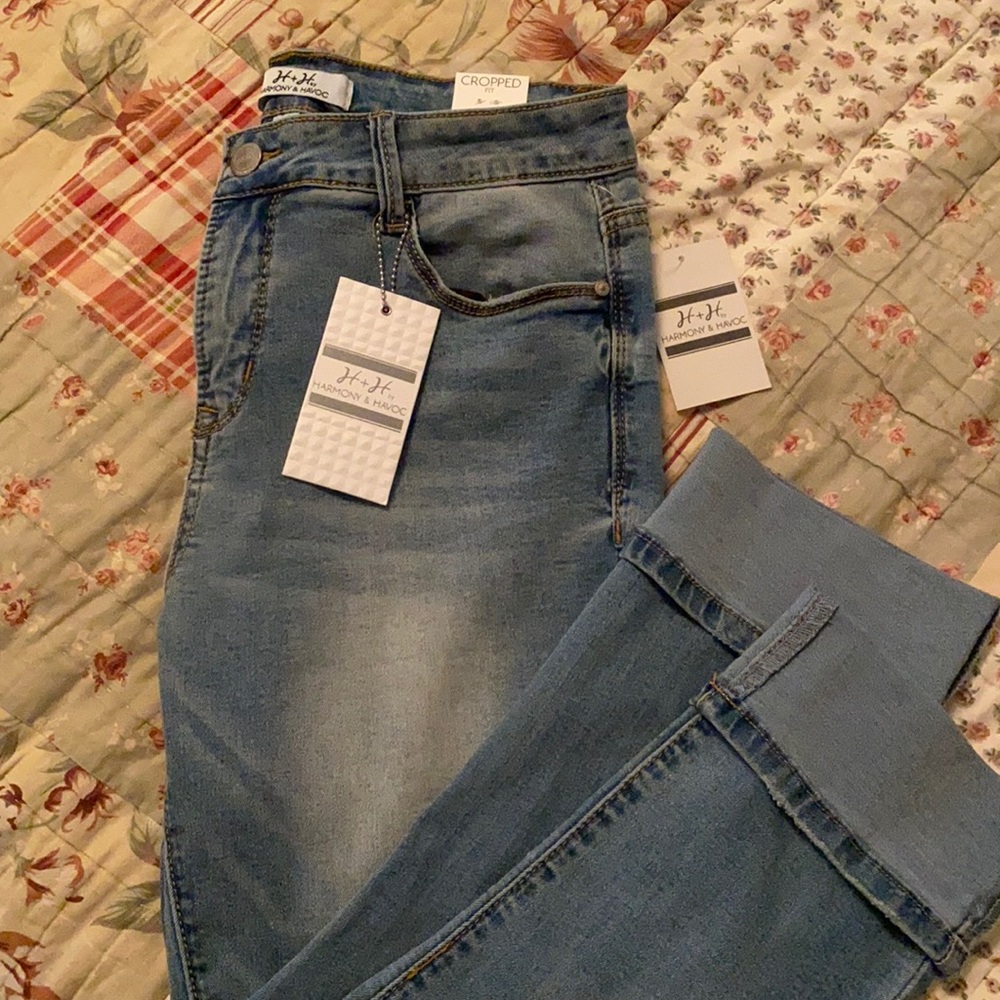 Harmony and Havoc cropped jeans